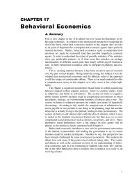 Economics Chapter 17 Experimental Evidence Not This Consistent For Some