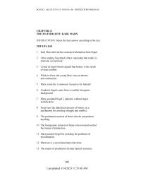 Chapter 13 Marx and Engels were among the first modern