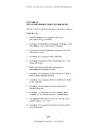 Chapter 14 According Kierkegaard The Stage Life Characterized