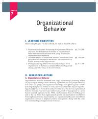 Chapter 07 Activities Individual Exercise Critical Thinking organizational Dramas Amp
