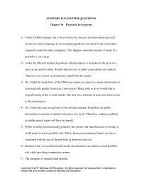 Finance Chapter 10 Taxes triggered by portfolio sales earlier