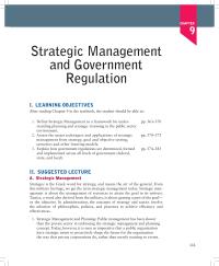 Chapter 09 Strategos is the Greek word for strategy
