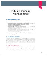 Chapter 13 Taxation and spending should not be done without