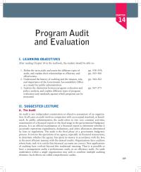 Chapter 14 It is an official examination of a financial report&nbsp;