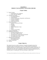 Marketing Chapter 11 Test Marketing May Prevent Companies From Launching