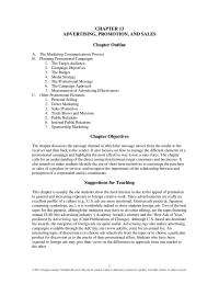 Marketing Chapter 13 The Role Personal Selling Greatest When