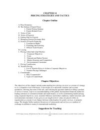Marketing Chapter 14 The Starting Point For Testing The Appropriateness