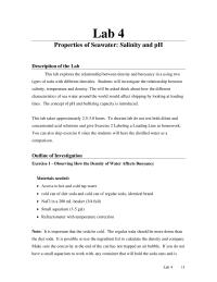 Biology & Life Sciences Chapter 4 It is important that the soda be cold