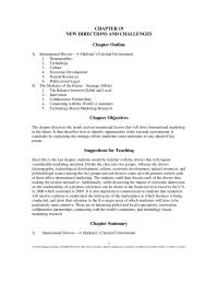 Marketing Chapter 18 The chapter discusses the trends and environmental factor