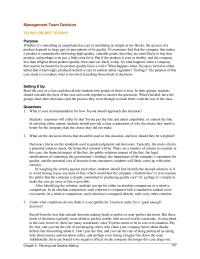 Management Chapter 5 This Decision Making Process Best Described As