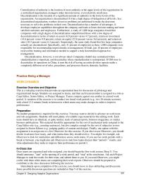 Management Chapter 9 Incorrect Functional Departmentalization Organizes Company Into Separate