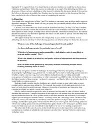 Management Chapter 18 Stop Time In Sec Managing Quality And