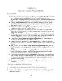 Management Chapter 10 Homework Ten Managing Health And Safety Issues
