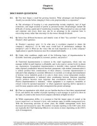 Management Chapter 6 Homework Both Functional And Line Authority Are Delegated