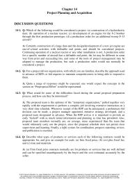 Management Chapter 14 Homework Firm fixed price contracts normally are for products or services