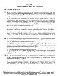 Management Chapter 15 Homework Discuss The Precautions You Might Take