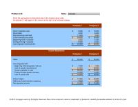 Management Chapter 2 Cost Goods Manufactured Goods Available For Sale