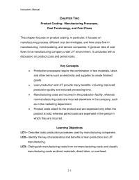 Management Chapter 2 When Materials Are Not All Used Production