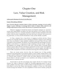 Management Chapter 1 Question Issue Presented What Effect Does This