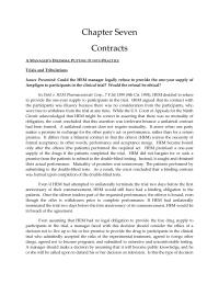 Management Chapter 7 Seven Contracts Managers Dilemma Putting Into