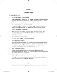 Management Chapter 5&nbsp;When used to estimate the fixed and variable&nbsp;