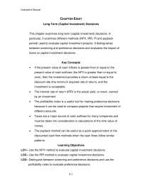 Management Chapter 8 The Impact Qualitative Factors Must Also Considered