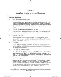 Management Chapter 8 Note Instructors Without Doing Any Calculations Students