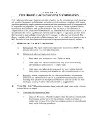 Management Chapter 13 Family Responsibility Discrimination Gender Stereotyping Form Disparate