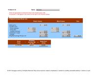 Management Chapter 06 Weighted average Per Unit 3750 Metal Frames&nbsp;