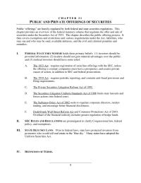 Management Chapter 21 requires registration of securities offerings with the