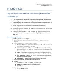 Media Studies Chapter 10 Homework Secret Matters Wrote Advanced Chess Programs Was
