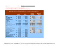 Management Chapter 12 Martha’s Miscellaneous Comparative Statements&nbsp;