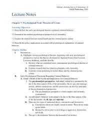 Criminology Chapter 07 Homework Psychopathy And Crime Sociopath Refers Specifically Antisocial