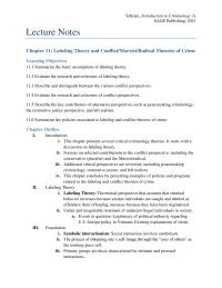 Criminology Chapter 11 Homework Those That Emphasize Group And Intergroup Relations