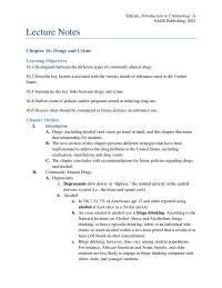 Criminology Chapter 16 Homework There Was Significant Drop Alcohol Consumption Among