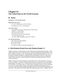 Economics Chapter 13 Homework The U.S. market accounts for the vast majority of the nearly
