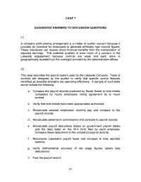 Chapter 7 Homework Observe Distribution Payroll Checks Review Personnel Files