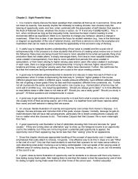 Economics Chapter 2 Eight Powerful Ideas Crucial Clearly Discuss