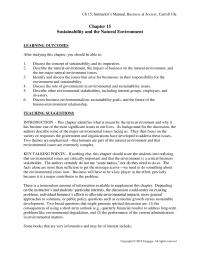 Management Chapter 15 Homework Other Sustainability Interest Groups Green Consumers Green