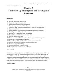 Criminal Law Chapter 7 Summarize the use of facial recognition software