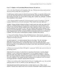Management Case&nbsp;17 Homework Ceo Was Sincere Comes Down Question Motivation
