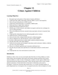 Criminal Law Chapter 11 First The Childs Developmental Level Relative Other