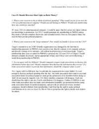 Management Case&nbsp;19 Homework You Agree With Ira Millstein Should