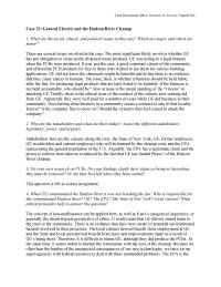 Management Case&nbsp;22 Homework There Evidence That They Were Aware Potential