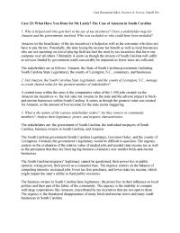 Management Case&nbsp;23 Homework The Business Owners South Carolina Have Legitimacy