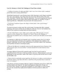 Management Case&nbsp;26 Homework The Biggest Differences Between The Nonprofit Model