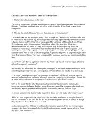 Management Case&nbsp;32 Homework Should This Taken Into Consideration Designing Policies