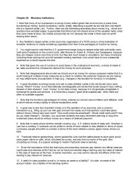 Economics Chapter 25 Fractional Reserve Goldsmithing Where Goldsmiths Who Had