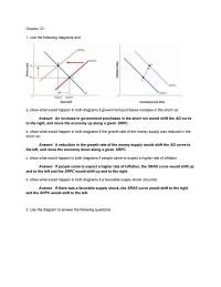 Economics Chapter 27 Result Answer The Short Run Aggregate