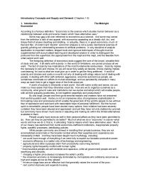 Economics Chapter 1-9 Detroit Will Fly There Whether The Fare